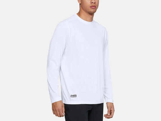 Under Armour Tactical Tech Long Sleeve T-Shirt in White
